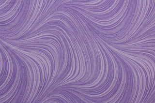 Benartex Wave Texture Fabric in Purple 108″ Width Quilt Backing