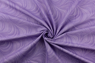 Benartex Wave Texture Fabric in Purple 108″ Width Quilt Backing