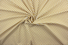Load image into Gallery viewer, Bliss is a beautiful, lightweight fabric featuring small yellow flowers scattered across a white background.  Perfect for any living space, it is sure to bring a splash of joy to your home. The high-quality cotton material ensures lasting durability and softness.  It would be great for apparel, quilting, crafting and sewing projects.  
