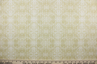 Sweetness features a timeless damask pattern in yellow and white.  Perfect for any living space, it is sure to bring a splash of joy to your home. The high-quality cotton material ensures lasting durability and softness.  It would be great for apparel, quilting, crafting and sewing projects.  