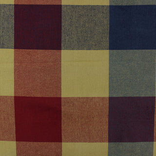 Checkers Buffalo Plaid Fabric in Red/Blue