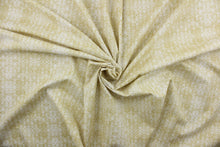 Load image into Gallery viewer, Sweetness features a timeless damask pattern in yellow and white.  Perfect for any living space, it is sure to bring a splash of joy to your home. The high-quality cotton material ensures lasting durability and softness.  It would be great for apparel, quilting, crafting and sewing projects.  
