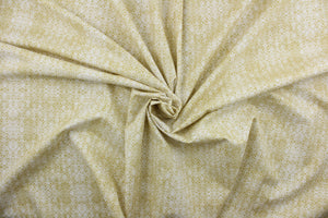 Sweetness features a timeless damask pattern in yellow and white.  Perfect for any living space, it is sure to bring a splash of joy to your home. The high-quality cotton material ensures lasting durability and softness.  It would be great for apparel, quilting, crafting and sewing projects.  