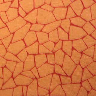 Stof Fabrics Crackled Glass quilting Fabric in Orange