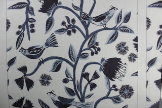 Lacefield Designs Bird of Eden Panel in Navy