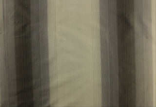 Pinstripe Professional Designer Silk Fabric in Beige