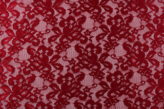 Luxurious Lace Designs  Floral Lace in Red