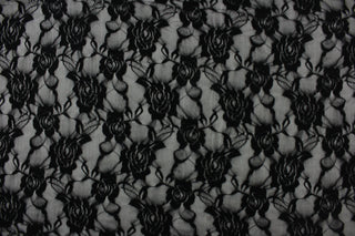 Luxurious Lace Designs Rose Lace in Black*