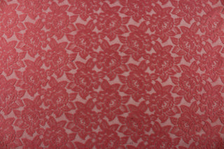 Luxurious Lace Designs Floral Lace in Salmon