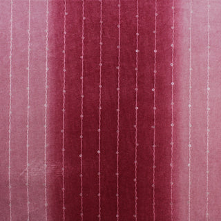 Sequin Stripes Stretch Velvet Fabric in Shades of Pink
