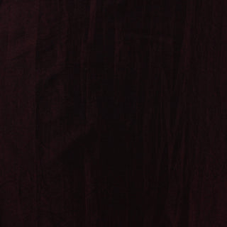 Edgewood Crushed Iridescent Taffeta Fabric in Cordovan