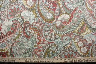 The Robert Allen© Zen Paisley in Coral 