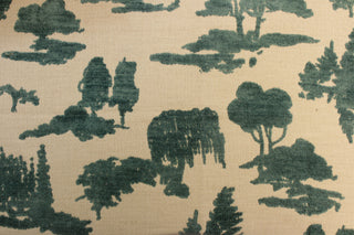 Braemore Ming Vases Fabric in Sepia
