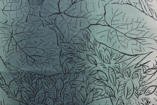 Add a touch of texture to your living space with the Robert Allen© Kena Ombre in Cove. This multi-purpose fabric features an ombre botanical pattern with shades of green and dark brown. It is extremely durable, offering 100,000 double rubs, making it perfect for upholstering furniture and completing a stunning look.  It can be used for several different statement projects including window accents (drapery, curtains and swags), toss pillows, headboards, bed skirts, duvet covers, upholstery, and more.