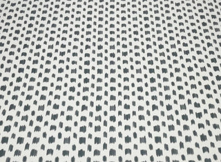F.  Schumacher Izmir Ikat Fabric in Black 