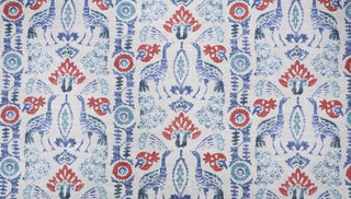 P/Kaufmann Peacock Parade Fabric in Luna