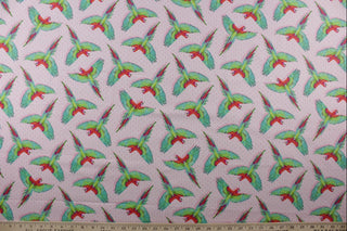 Daydream by Tula Pink - MaCaw Ya Later in Dragonfruit for FreeSpirit Fabrics 