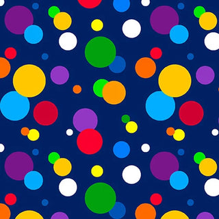 Blank Quilting Nitty Gritties Dots Quilting Fabric in Navy