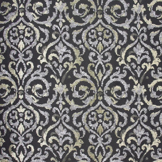 Luxurious Brocade Fabric in Black