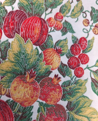 Il Frutteto Embroidered Fabric in Autumn