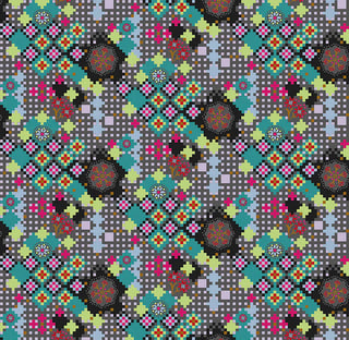 Anna Maria Horner Love Always Postage Due in Kaleidoscope