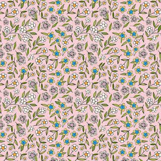 Free Spirit Fabrics Garden Floral Quilting Fabric in Pink