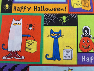 Pete The Cat© #32 Halloween Quilting Fabric in Multi