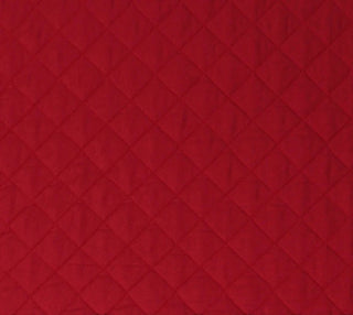 Quilted Single-Faced, 60" Wide, Cotton Blend Fabric in Red