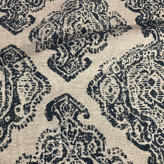 Swavelle Mill Creek Capture The Moment Upholstery Fabric in Indigo Blue