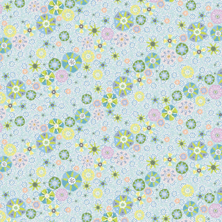  Free Spirit Fabrics Enchant Aqua Quilting Fabric in Aqua