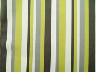 Richloom Solarium Aycapsta Woven Stripe Outdoor Fabric in Sterling