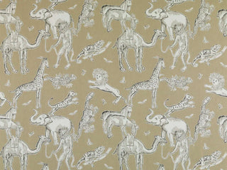 Tobi Farley Langdon Toile Fabric in Jute