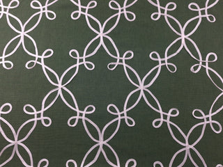 Carole Fabric Precise Applique Fabric in True Green