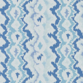 Duralee Flamstitch Jaquard Fabric DU15907 in Seaglass