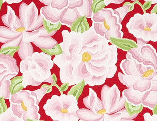 Robert Allen O'Keeffe Bloom Fabric in Aurora