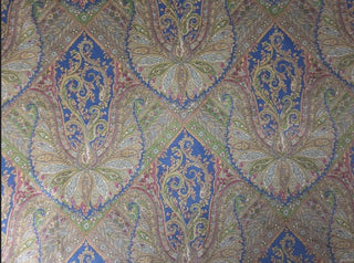 Highland Court Classics Collection Paisley Upholstery Fabric in Indigo