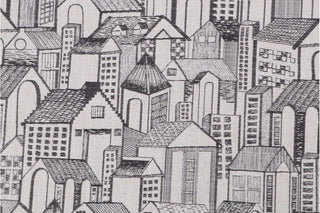 Golding Abode Woven Jacquard Fabric in Domino