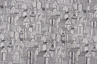 Golding Abode Woven Jacquard Fabric in Domino