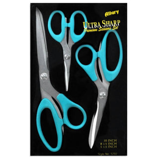 Allary Ultra Sharp Premium Scissors,  3 Piece Set