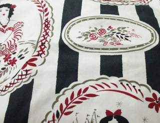 Celia Birtwell Mademoiselle Fabric in Black
