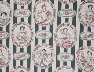 Celia Birtwell Mademoiselle Fabric in Black