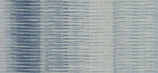 Lowell Ikat Stripes Fabric in Indigo