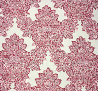 Tilton Fenwick Maris Rose Damask Fabric in Rose
