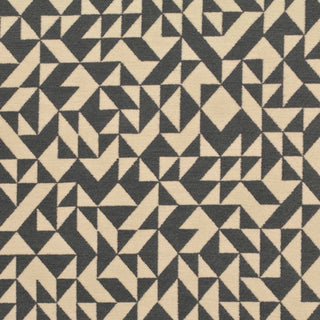 P/Kaufmann Contract Parquetry Plush Chenille Fabric in Flint