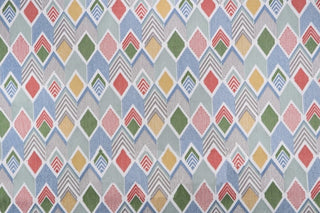 P/Kaufmann Happy Vibes Embroidered Fabric in Carnival