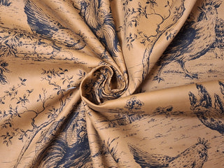 Seabrook Fabrics Barnyard Toile Fabric in Bronze