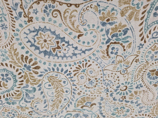 Mill Creek Hamilton Weathered Paisley in Aqua/Cocoa