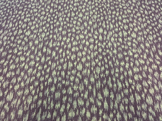 Highland Court Woven Animal Skin Design in Plum