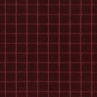 Beacon Hill Square Cut Velvet in Cherry Cola