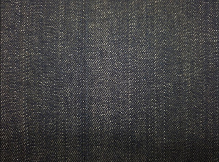 8 oz. Washed Cotton Denim Fabric in Dark Blue ~ 66" Width
